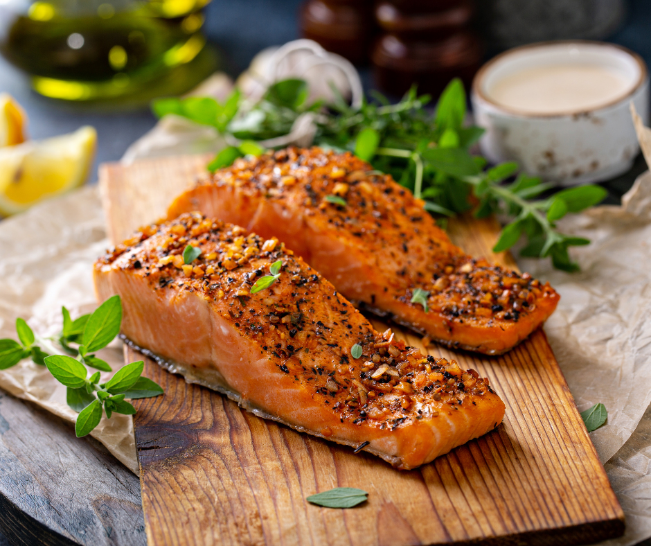 Salmone al forno glassato alla birra IPA e miele Salmone al forno glassato alla birra ipa e miele